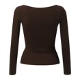 thumbnail image 4 of Haut Ajusté d'Automne et d'Hiver pour Femmes avec une Base, 4 of 4