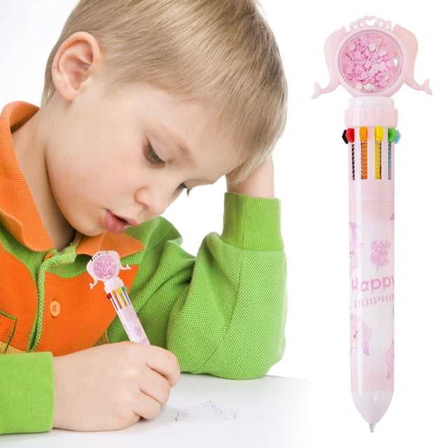 Pen Stationery Multifunctional Ballpoint Pen Set for Everyday Writing and Notes Ten-Color Type Pens with Smooth and Comfortable Grip for Home School use