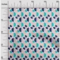 thumbnail image 1 of oneOone Silk Tabby Fabric Circle Geometric Fabric Prints By Yard 42 Inch Wide, 1 of 4