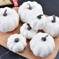 thumbnail image 3 of 7Pcs Simulation Artificial Pumpkins Halloween Decoration Harvest Fall Thanksgiving Home Decor, 3 of 6