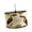 Style C, variant on Milaget Drum Print Lamp Shade Chandelier Lamp Cover Handmade Drum Shaped Lamp Shades for D
