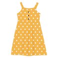 thumbnail image 5 of LOVZFMLL 2-12 Years Girls' Summer Casual Sleeveless Round Neck Button With Pockets Dress, 5 of 5