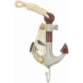 thumbnail image 3 of Hampton Nautical 7" Anchor Decoration Wooden Rustic Decorative Red & White Anchor with Hook, 3 of 5