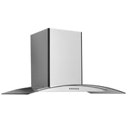 Hauslane WM-600 30 in. Convertible Wall-Mounted Range Hood with Charcoal Filter in Stainless Steel