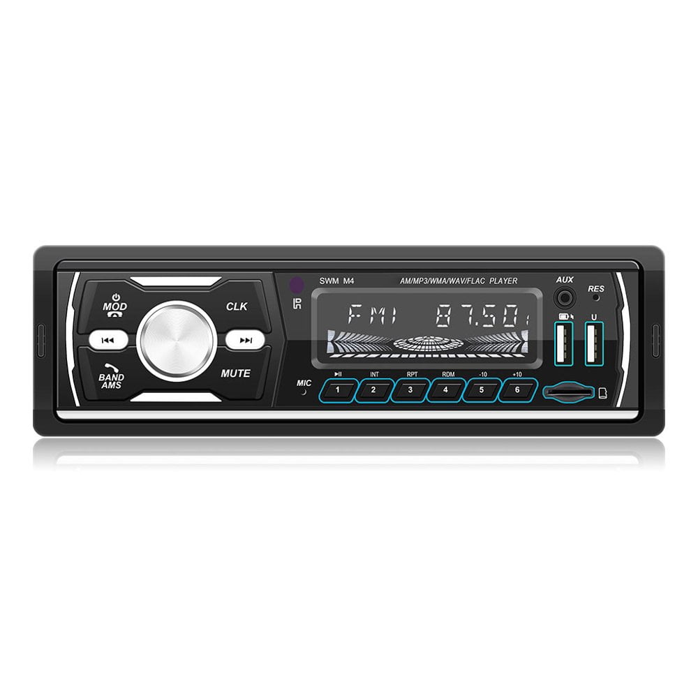 MesaSe Car Single Din MP3 Player Charger In-dash Bluetooth-compatible 5.0 Handsfree Call AUX Input Radio Multimedia Accessories
