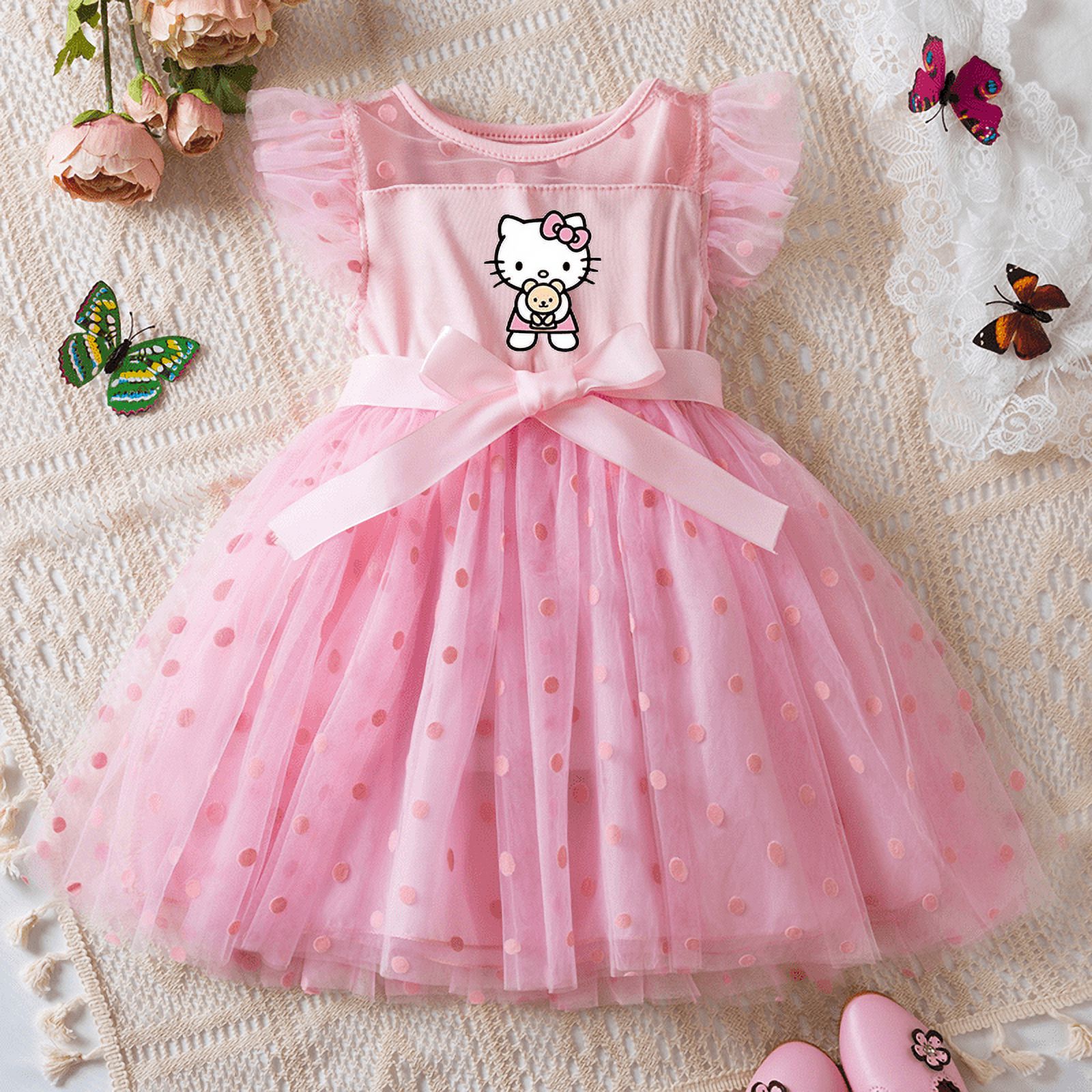 hello kitty dress for 1st birthday 2-6Y Baby Girl Princess Mesh Skirt Summer Sleeveless Clothes Fancy Wedding Party Dresses Girls Summer FJH making morning routines quick 8683139124674 Singer and songwriter Lorde Color:ROYAL BLUE