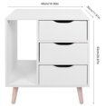 thumbnail image 4 of Table de Chevet pour Chambre, Table de Nuit Facile à Nettoyer pour Chambre, 4 of 8