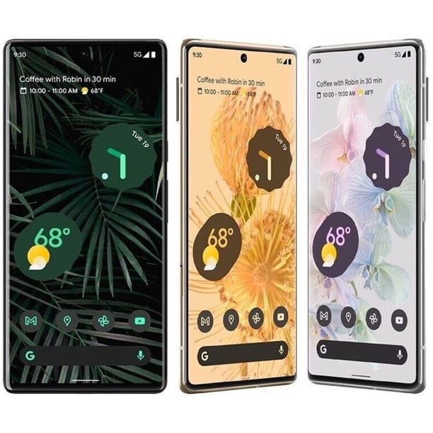 Refurbished Google Pixel 6 Pro 5G - 128GB – Stormy Black – 50MP