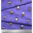 thumbnail image 2 of Soimoi Rayon Fabric Stripe & Drinks Summer Designs Fabric Prints By Yard 56 Inch Wide, 2 of 3