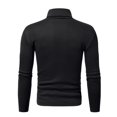 thumbnail image 3 of RKSTN T-Shirts à Manches Longues pour Hommes Col Roulé Hauts Unis Automne Hiver Doux Extensible Blouse de Base Hauts, 3 of 6