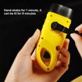 thumbnail image 3 of pitrice Solar Multifunctional Emergency Charging锛丷echargeable Hand Cranked Flashlights Lamp Camping Climbing Gear Outdoors Black, 3 of 6