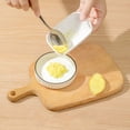 thumbnail image 4 of Binwennn Manual Garlic Grinder White Purpose Grinding Disc Suitable For Garlic Onions Cheese Chocolate Vegetables And Fruits In The Kitchen Cheese Grater Handheld Easy Clean Ceramic Grater Plate Us, 4 of 6