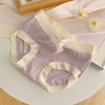 thumbnail image 2 of Ultra-Soft Cotton Imitation Girls Underwear - Breathable Mid Rise Hypoallergenic Panties (3-15Y), 2 of 3