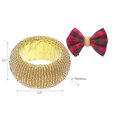 thumbnail image 2 of Gold Beaded Napkin Ring - Set of 6, 2 of 4
