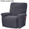 thumbnail image 2 of Separate Piece Stretch Recliner Slipcovers, Recliner Chair Cover, Recliner Cover Furniture Protector Elastic Bottom, Recliner Slipcover with Side Pocket, 2 of 4