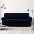 thumbnail image 2 of CHUN YI Sofa Cover with Separate Cushion Slipcover Stretch Checks, 2 of 7