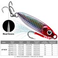 thumbnail image 1 of Outdoor Fishing DWS586 Fishing Lures - 7-30g, 6 Sizes, Fast Sinking Action, 1 of 10