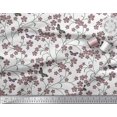 thumbnail image 2 of Soimoi Rayon Fabric Insect,Leaves & Flower Floral Fabric Prints by Yard 42 Inch Wide, 2 of 2