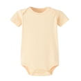thumbnail image 1 of MIASHUI Cache-Couches à Manches Courtes Unisexes pour Bébé, une-Pièce, sous-Vêtement, Beige, 0-3 Mois, 1 of 3