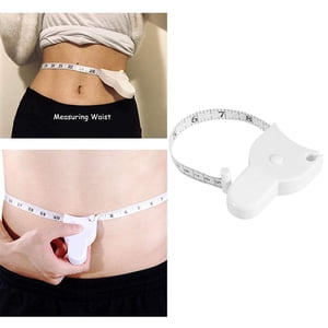 Dvkptbk Tape Measure Waist Body Tape Measure with Push Button, Measuring Waist and Arms Home & Garden