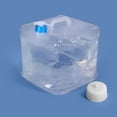 thumbnail image 1 of TIMIFIS Projector Light Foldable Camping Water Canisters Water Storage Bag Water Bucket with Tap Outdoor Hiking Drinking Water Tank, Food-Safe, Transparent Kitchen Gadgets, 1 of 8