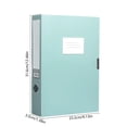 thumbnail image 2 of Birdeem Foldable A4 File Storage Box, Thickened Plastic Document Organizer with Writable Label, Collapsible Office Storage Case for Home and Office Use, 2 of 7