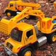 thumbnail image 4 of 1/32 Simulation Excavator Mixer Construction Car Pull Back Model Kids Toy Gift, 4 of 10