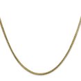 thumbnail image 3 of 10k Yellow Gold 1.5mm Franco Chain Necklace Pendant Charm, 3 of 9