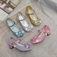 thumbnail image 3 of Chaussures de Princesse pour Filles avec Nœud, Chaussures de Fête de Mariage, Chaussures de Robe Mary Jane pour Tout-Petits, 3 of 8