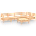 thumbnail image 2 of vidaXL 6 Piece Garden Lounge Set Solid Pinewood, 2 of 8