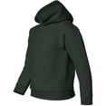 thumbnail image 3 of Gildan Boys Long Sleeve Front Pouch Pocket Hooded Sweatshirt. 18500B, 3 of 7