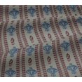 thumbnail image 5 of oneOone Viscose Jersey Fabric Swirl & Paisley Ikat Print Fabric BTY 60 Inch Wide, 5 of 5