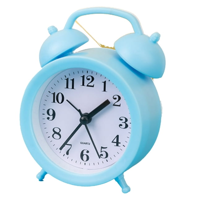 SNNROO Réveil Horloge de Bureau Précise avec Veilleuse Douce Réveil Portable pour Chambres avec Fonctionnement Silencieux
