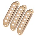 thumbnail image 1 of 3 Pieces Single SSS Humbucker Pickup Cover Guitar Accessories Golden, 1 of 8