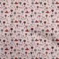 thumbnail image 1 of oneOone Cotton Flex Red Fabric Kids Sewing Material Print Fabric By The Yard 40 Inch Wide, 1 of 4
