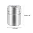 thumbnail image 3 of Suncoda Seasoning Jar, Stainless Steel Seasoning Jar Kitchen Seasoning Jar Seasoning Box Large Capacity Seasoning Bottle Jar Stall Barbecue Seasoning Bottle, 3 of 5