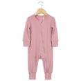 thumbnail image 2 of 2025 Cotton Bonds Clothes Rompers Footless Pajamas Zipper 7 Month Long Sleeve Sleeper, 2 of 9