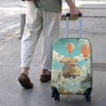 thumbnail image 3 of Travel Luggage Cover Suitcase Protector Fits 18-32 Inch Luggage Wheel Covers Patterned Travel Related Items Flower Luggage Protector Elastic Luggage Anti-scratch Suitcase Cover M, 3 of 5