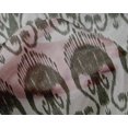 thumbnail image 4 of oneOone Silk Tabby Fabric Swirl Ikat Print Sewing Fabric BTY 42 Inch Wide, 4 of 4