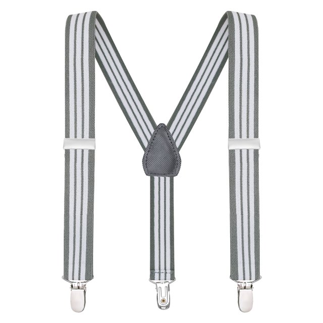 Buyless Fashion Adjustable Suspenders for Kids Toddlers Baby Elastic Solid Color 1 Inch - Y Back Design