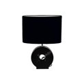 thumbnail image 1 of Ceramic Table Lamp With Shade (Orb Large) (Black), 1 of 1
