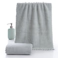 thumbnail image 4 of 5pc Velvet Towel Plain Face Towel Soft Absorbent Face Wash Ah Face Towel, 4 of 7