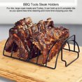 thumbnail image 2 of Support de Côtes, Support de Grillade, Support de Rôtissage Robuste, Camping pour Barbecue, 2 of 7
