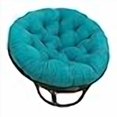 thumbnail image 3 of International Caravan Furniture Piece Rattan 42-Inch Papasan Chair with Micro Suede Cushion, 3 of 4