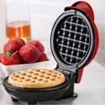 thumbnail image 3 of 350w Mini Waffle Maker Kitchen Electric Cake Baking Pan Kids Breakfast Machine, 3 of 4