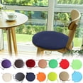 thumbnail image 3 of Coussins Ronds pour Chaise avec Attaches, Coussins Ronds pour Chaise d'Extérieur pour Meubles de Patio, Coussin Imperméable pour Chaise de Patio avec Attaches Ajustables pour Sofa de Jardin Canapé, Coussins Ronds pour Chaise Bistro, 12*12 Pouces, 3 of 8