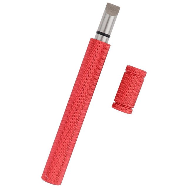 Ruiboury Premium Golf Club Iron Groove Sharpener Effective Cleaning Tool Red 11x1.2cm 5Set