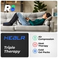 thumbnail image 2 of Reathlete HEALR Masseur de Jambes à Triple Thérapie avec Compression, Chaleur et Froid, 2 of 12