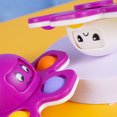 thumbnail image 2 of 2 Pcs Mini Pops Fidget Toy Dimple Keychain Anti Stresss Relief Anxiety Sensory Squeeze Bubble, White, 2 of 6