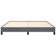 thumbnail image 4 of vidaXL Bed Frame Dark Grey 193x203 cm King Velvet, 4 of 7